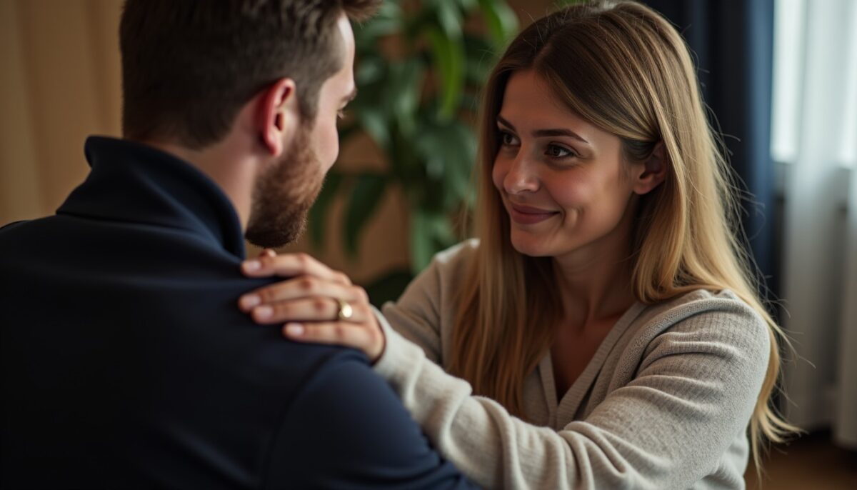 Que signifie le geste d&rsquo;un homme qui touche le bras d&rsquo;une femme ?